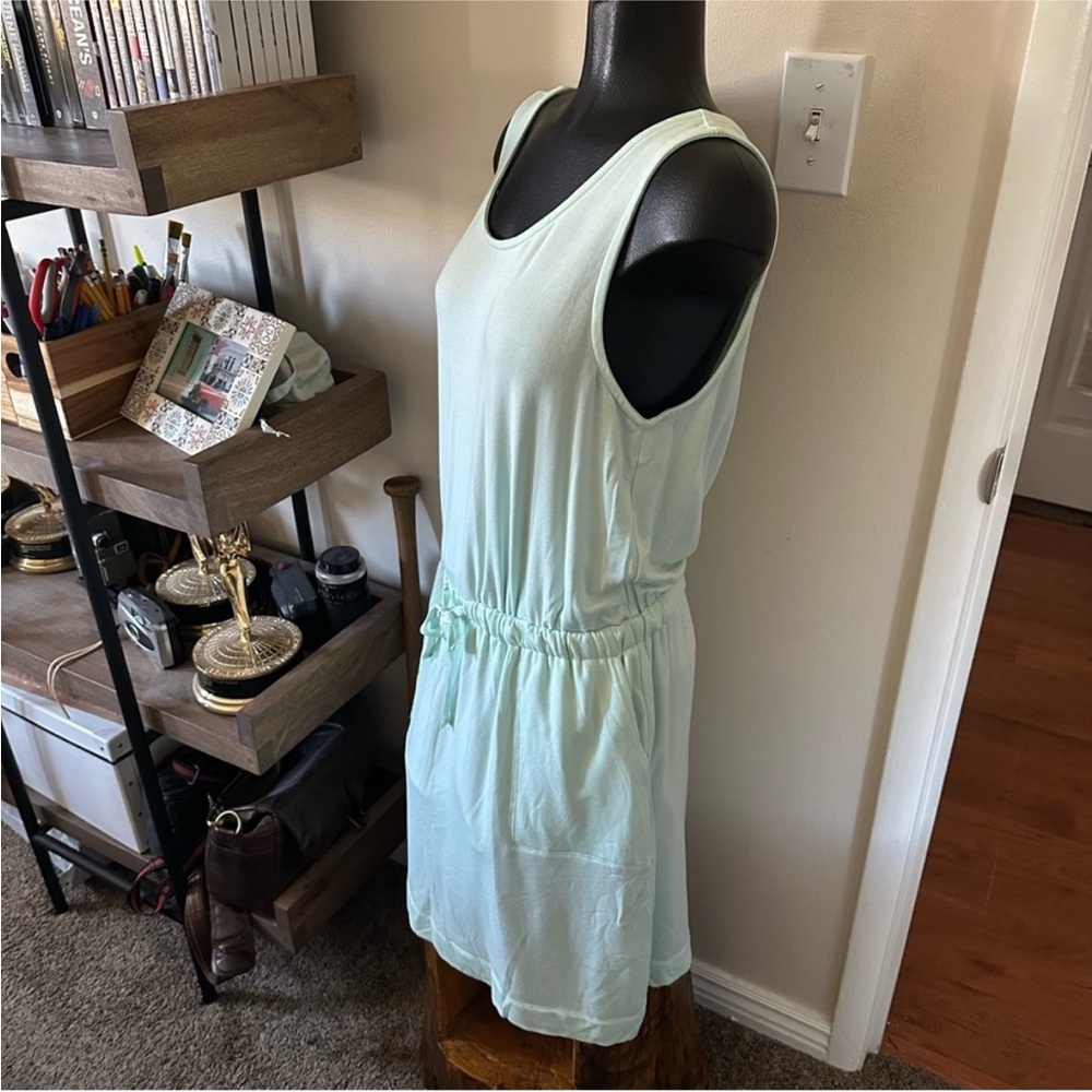 NWT LOFT Lou & Grey Signaturesoft Lite Crossover Back Pocket Dress - Picture 7 of 10